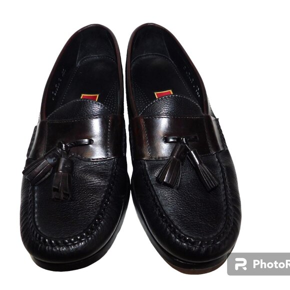 Cole Haan Slip On Leather Loafers With Tassels Size 9 main image 8
